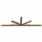 Ekena Millwork Saratoga Smooth Timber Gable Bracket, Douglas Fir, 96"W x 28"H x 3 1/2"D x 3 1/2"F, 7/12 Pitch GBW096X28X0404SAR00SDF - alternate 2
